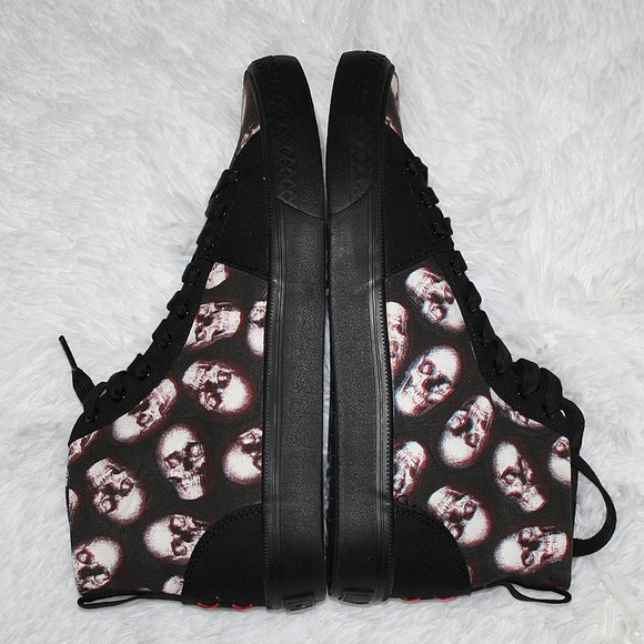 Iron Fist Skull of Doom Broadway Hi Top Sneakers - Mens Sz 8/Womens Sz 10 - Picture 9 of 16